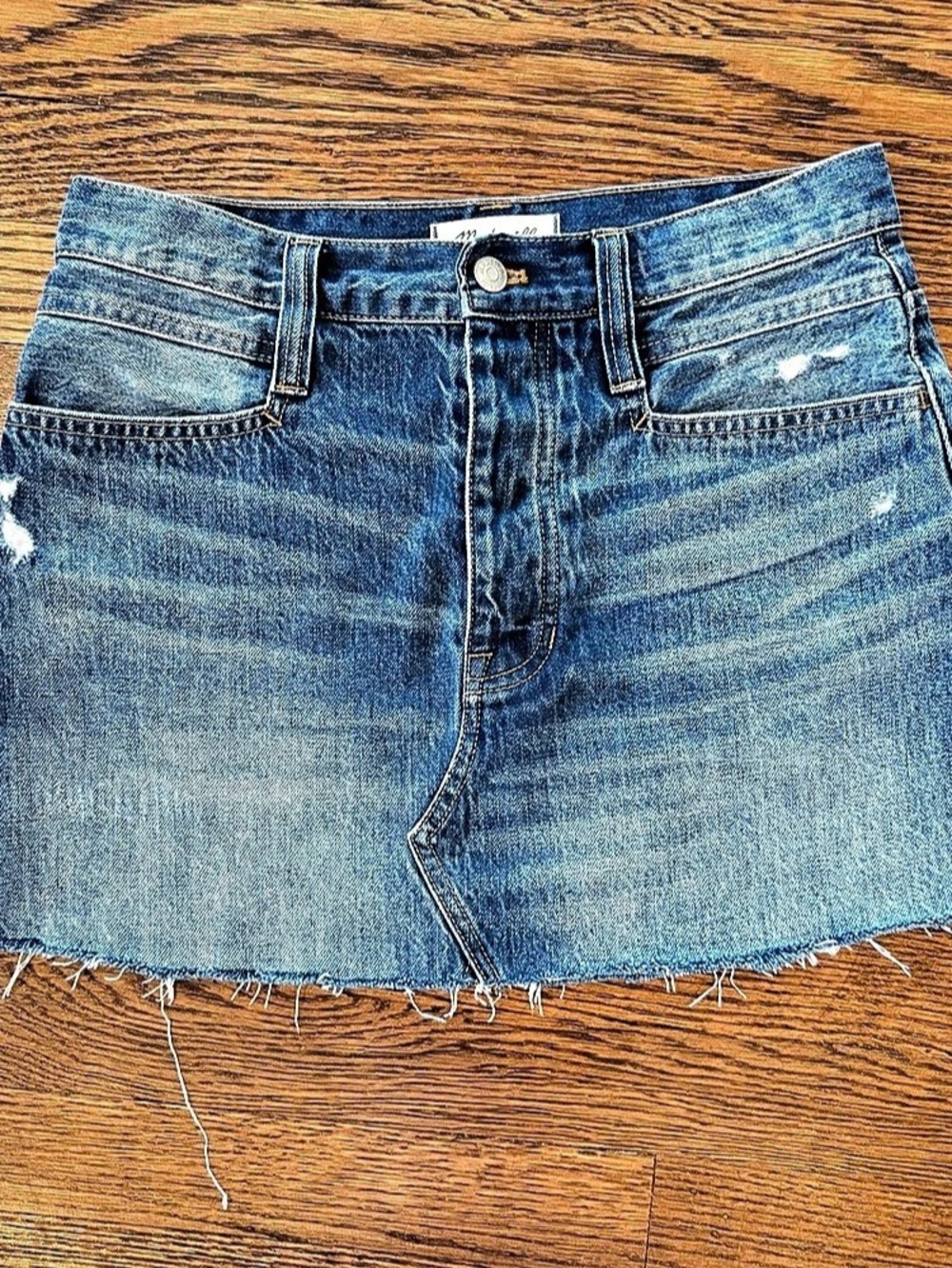Madewell A-Line Denim Mini Skirt Size 2